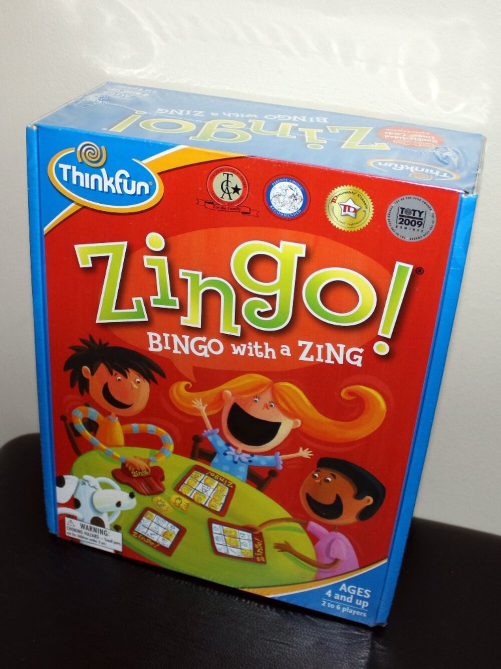 3/$77❤️ThinkFun ZINGO! Bingo With A Zing 2009 Board Game 2-6 players Age 4+
